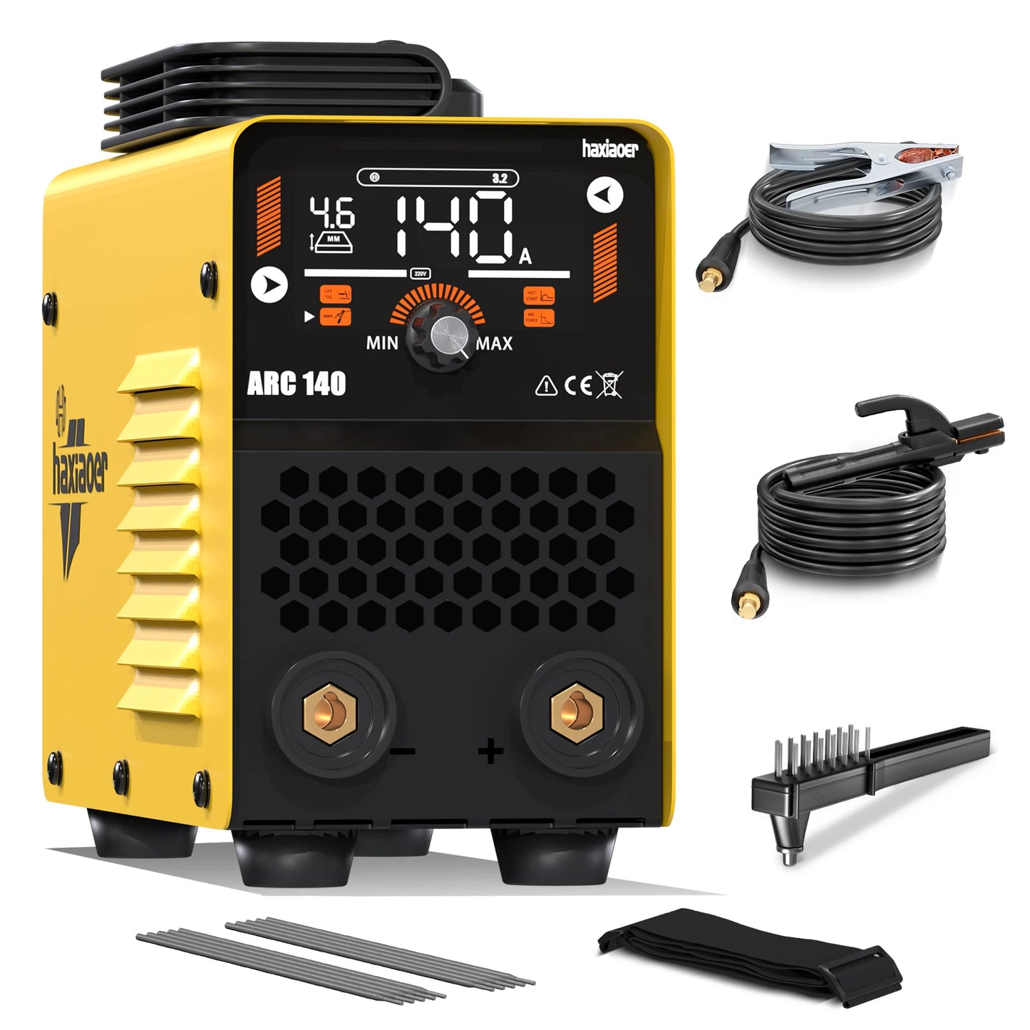 HAXIAOER ARC140 120A 110v portable professional welding machine automatically matches electrode diameter and welding thickness - TrendForce25