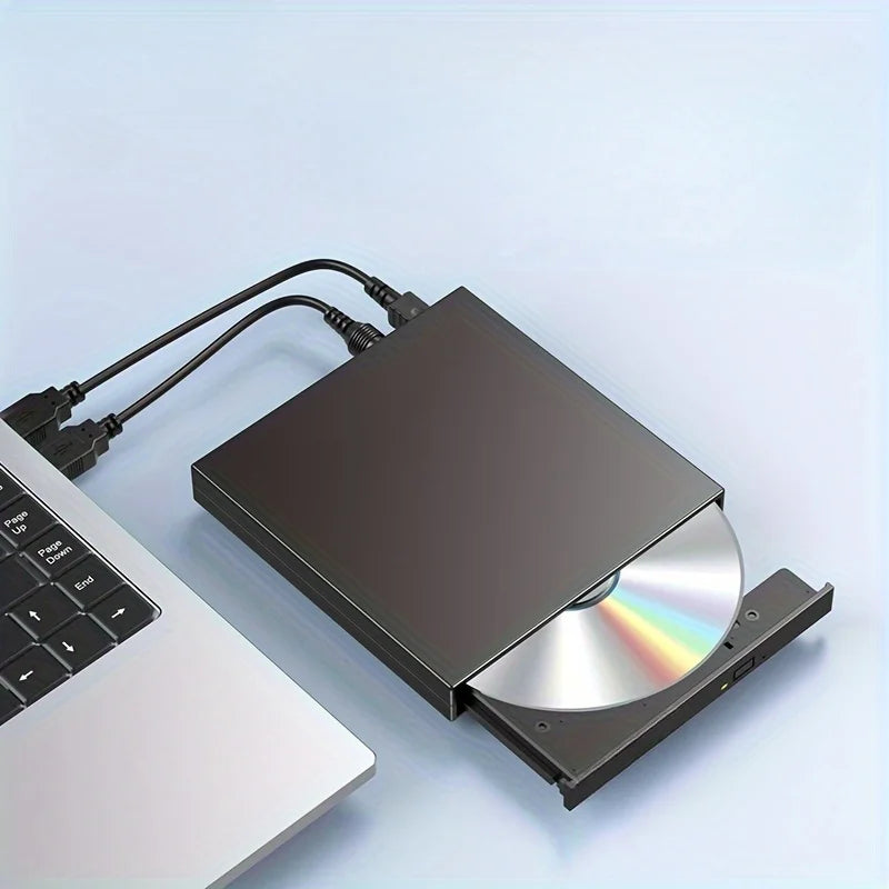 USB3.0CD/DVD Drive-smooth External Drive with Multiple Optical Disk Support,Plug and Play Laptop,Desktop,Windows,Linux,Mac - TrendForce25