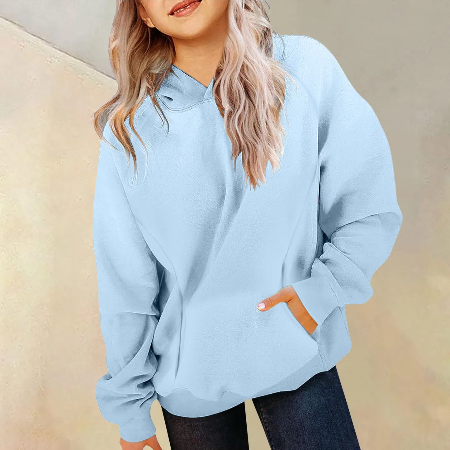 Jumper Youth Hoodies For Teen Girls Trendy Preppy Tween Girls Hooded Sweatshirt Long Sleeve Shirts Youth Cute 4t Hoodies Girl