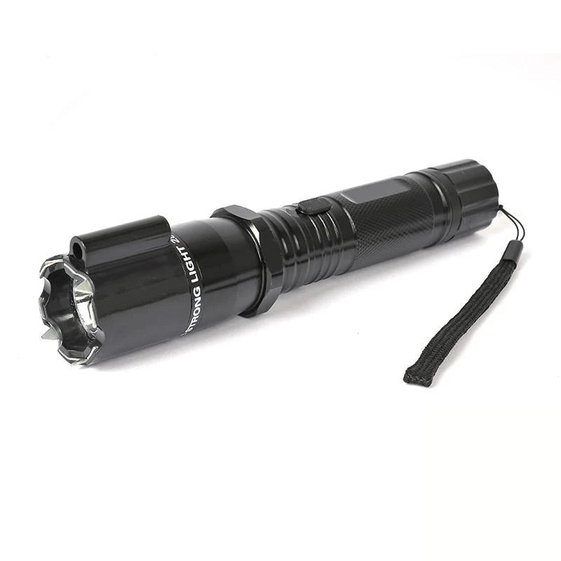 Self-defense Flashlight - Rechargeable, High Current, Super Bright 2-in-1 Security Defense