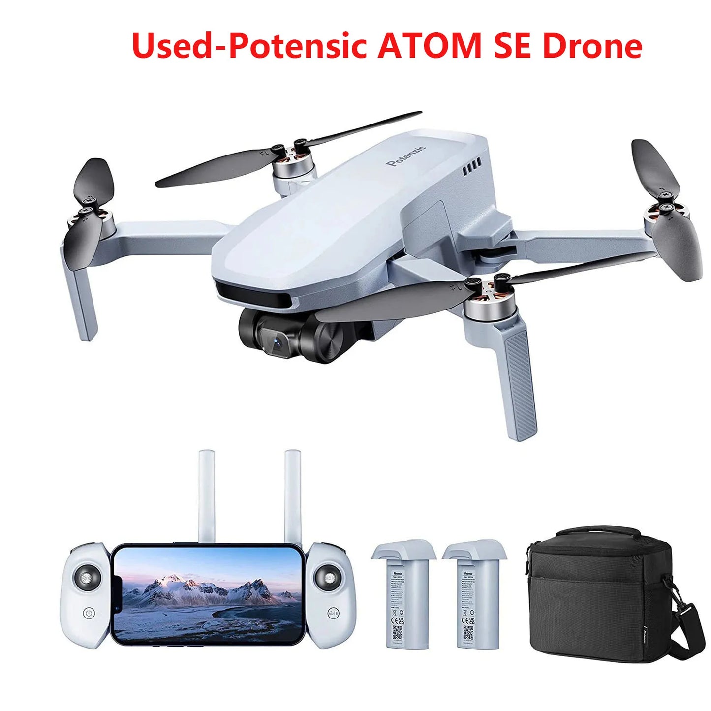 Used Potensic ATOM SE Single Axis Gimbal GPS Drone 4K Camera Lightweight Foldable FPV Transmission - TrendForce25