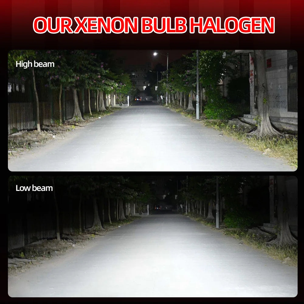 roadsun 2pcs H13 9005/HB3 9006/HB4 H1 H4 H7 H11 High Low Beam LED Car Headlights, 30000LM 300W 6500K White Two-side CSP Chip - TrendForce25