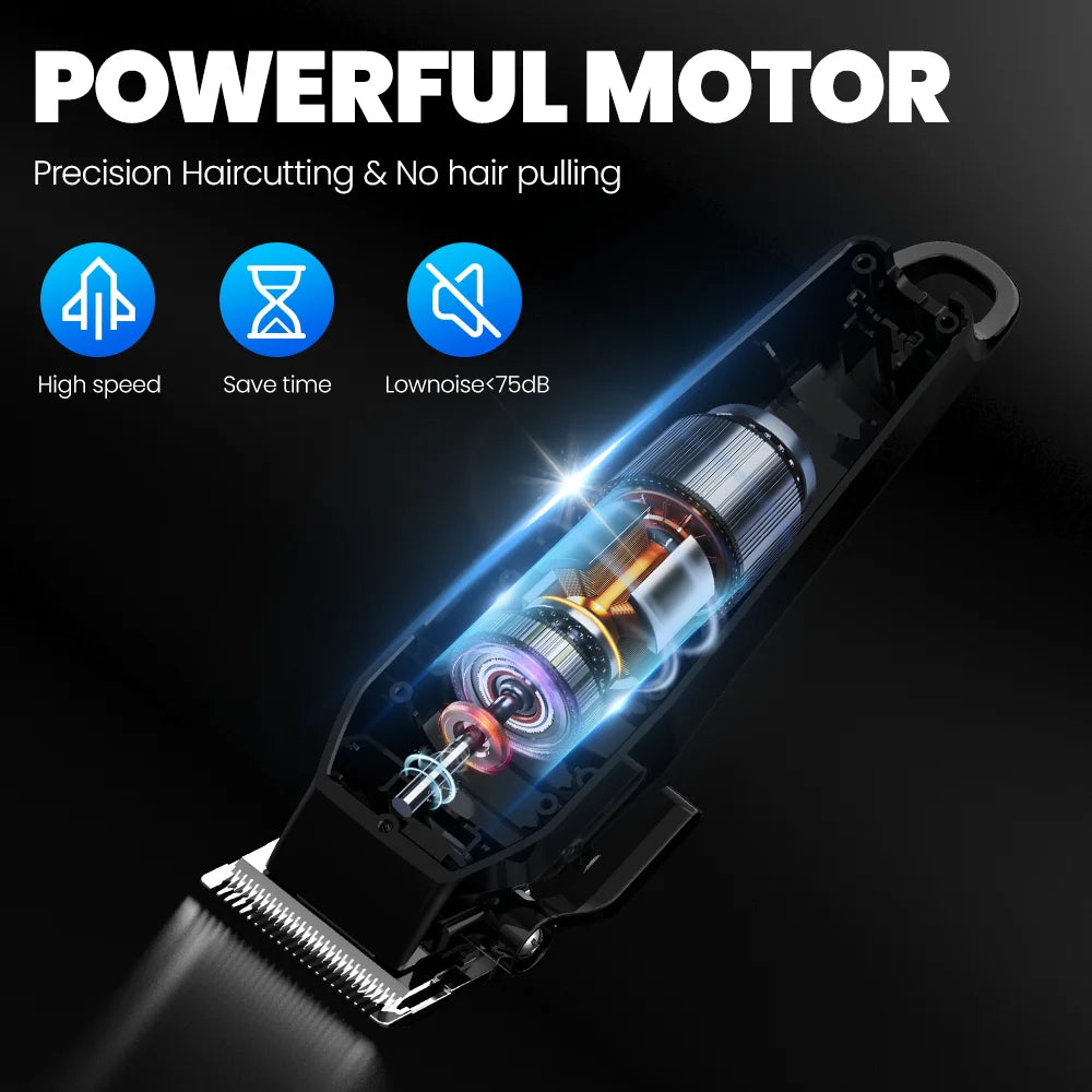 Sejoy Portable Combo Kit Barber Hair Clipper For Men Professional Electric Beard Hair Trimmer Rechargeable Haircut