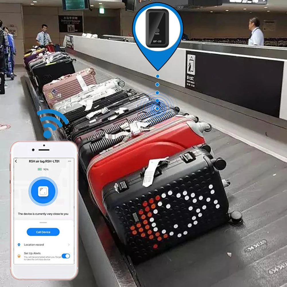 GF-22 Car Tracker Device Strong Magnetic Automatic Alarm Motorcycle Car Mini GPS TrackersVoice Control Anti-Lost Device Locator - TrendForce25