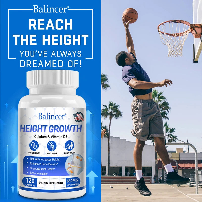 Bone Growth - Growth Supplement for Adults and Children - Grow Taller, Increase Bone Density, Reduce Bone Loss, Osteoporosis - TrendForce25