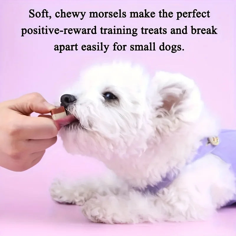 100g/3.53oz Beef And Meat Cubes Dog Treats For Small, Medium, & Large Dog, Healthy, Easily Digestible - TrendForce25