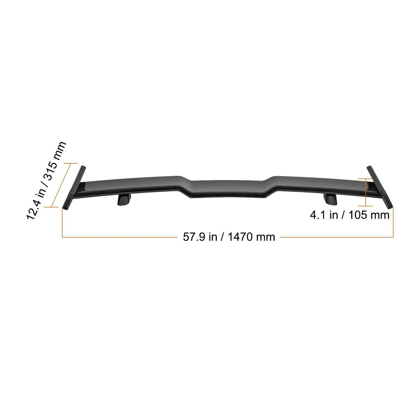 SucceBuy GT Wing Car Spoiler Compatible with 2018-2023 Camry High Strength ABS Material Baking Paint Car Rear Spoiler Wing