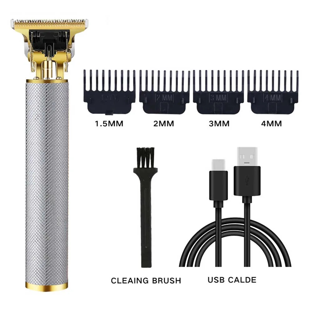 USB Rechargeable Electric Hair Clipper, Cordless Hair Trimmer Set For Hair Cutting, Professional Trimmer Shaver Trimmer Beard - TrendForce25