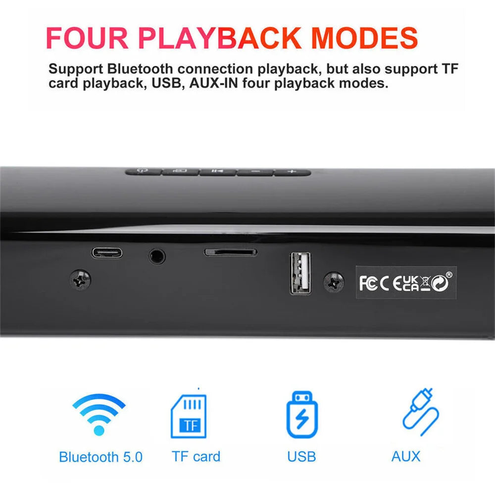 Home Theater Sound System Bluetooth Speaker Computer Speakers For TV Soundbar Wired Wireless Bass Subwoofer Speaker - TrendForce25