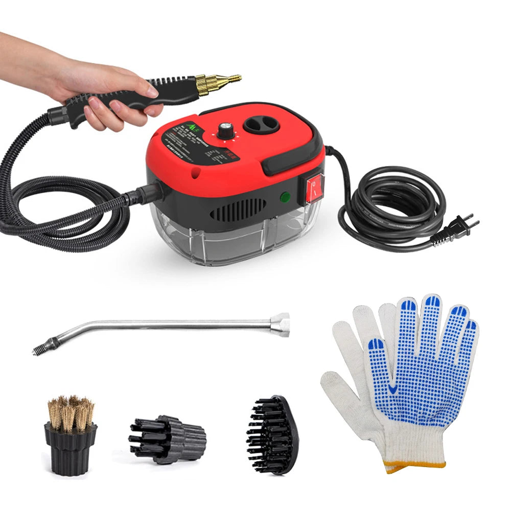1500W Handheld Steam Cleaner High Power 6 Speeds Adjustable Practical Steam Cleaner for Kitchen Refrigerator:
