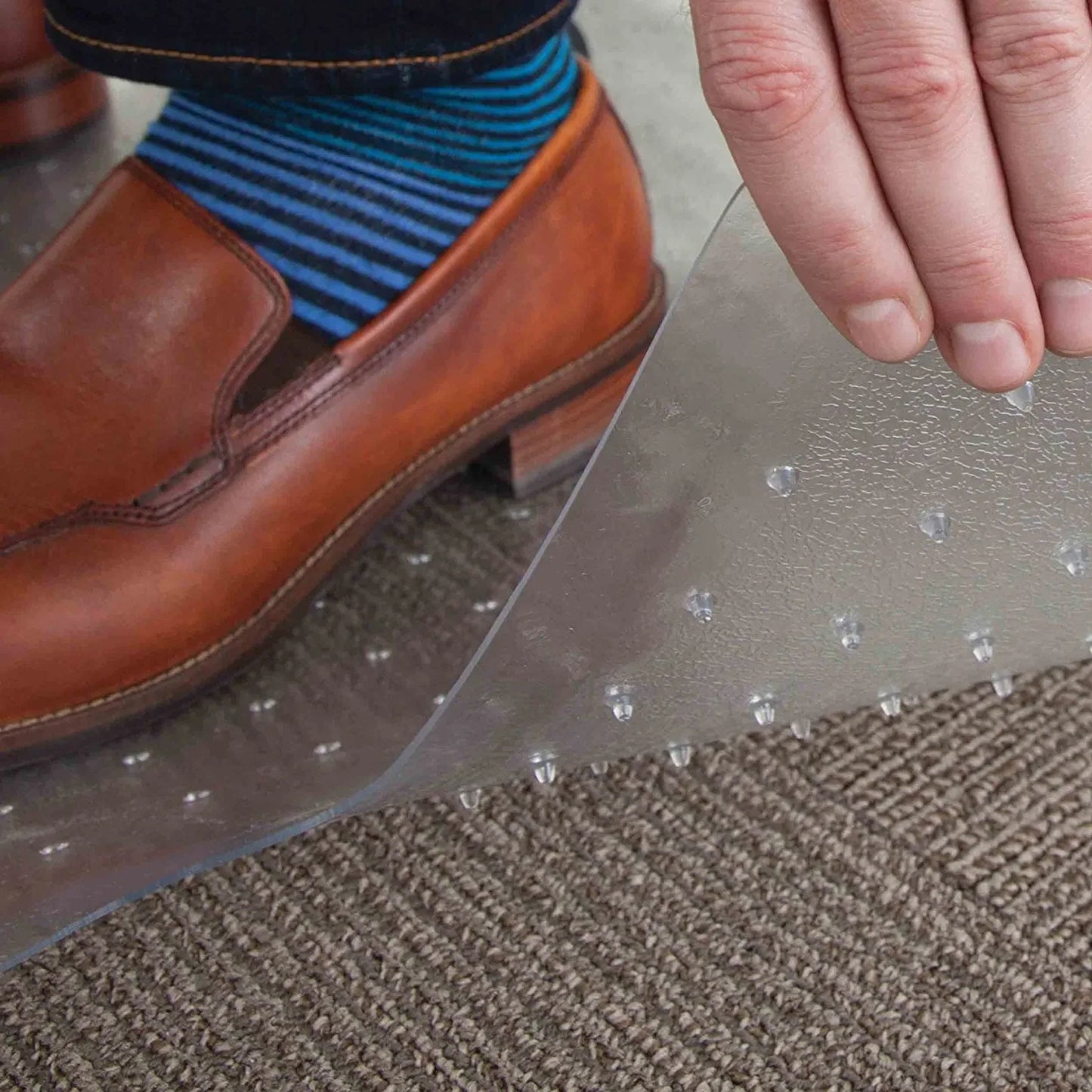 Home Office Carpet Chair Mat 36" x 48" Carpet Protector Mat with Lip