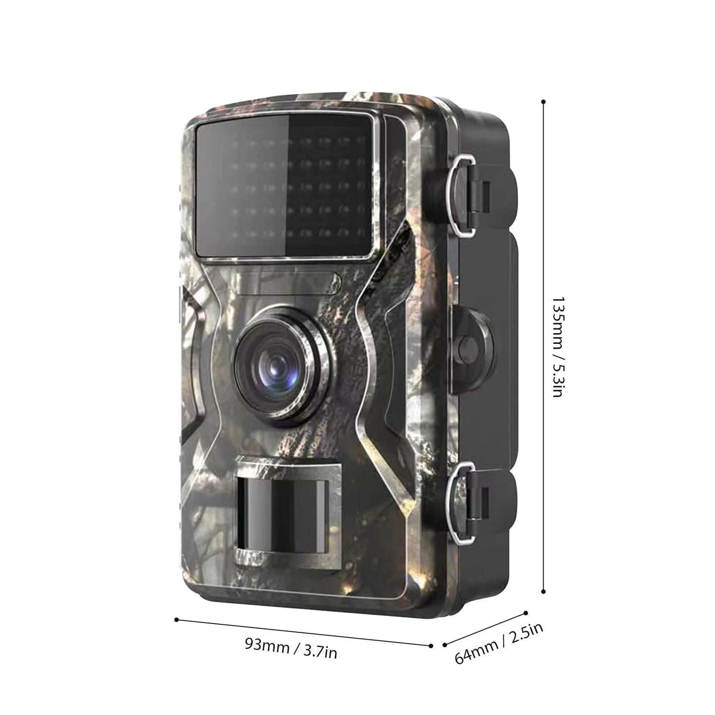 1080P Hunting Camera 2.0in LCD 16MP Infrared Night Vision Mobile Monitoring IP66 Waterproof Trail Camera
