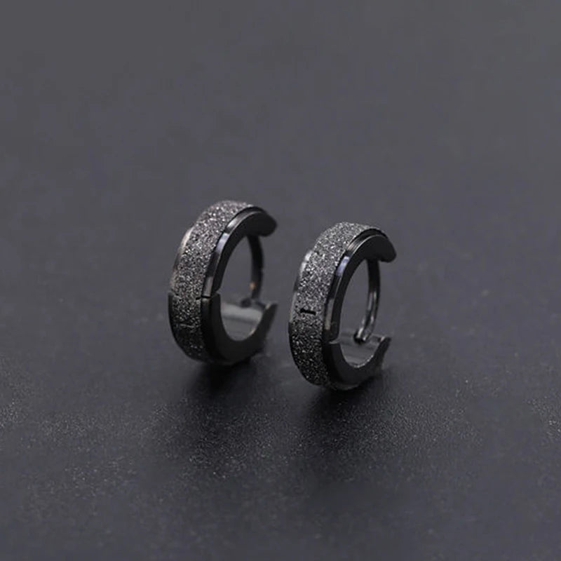 1Pc Punk Ear Clip For Man Stud Earrings Teens Hip Hop Style Ear Ring Jewelry Accessories - TrendForce25