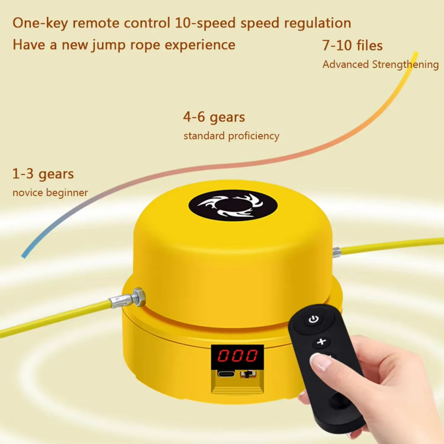 Intelligent Automatic Skipping Rope Machine Large Count Skipping Rope Equipment Full Body Exercise Skipping Rope Supplies