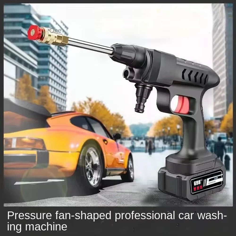 30000/20000/10000mAh 60Bar Car Wash High Pressure Washer Water Gun Car Accessory Cleaner for Auto Home Garden Cleaning Machine