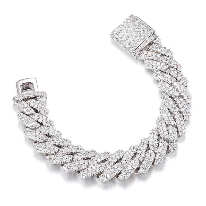 Hiphop/Rock Necklaces Full Miami Curb Link Necklace Men 9mm-14mm-20mm-25mm Bracelet For Men Jewelry High Quality - TrendForce25