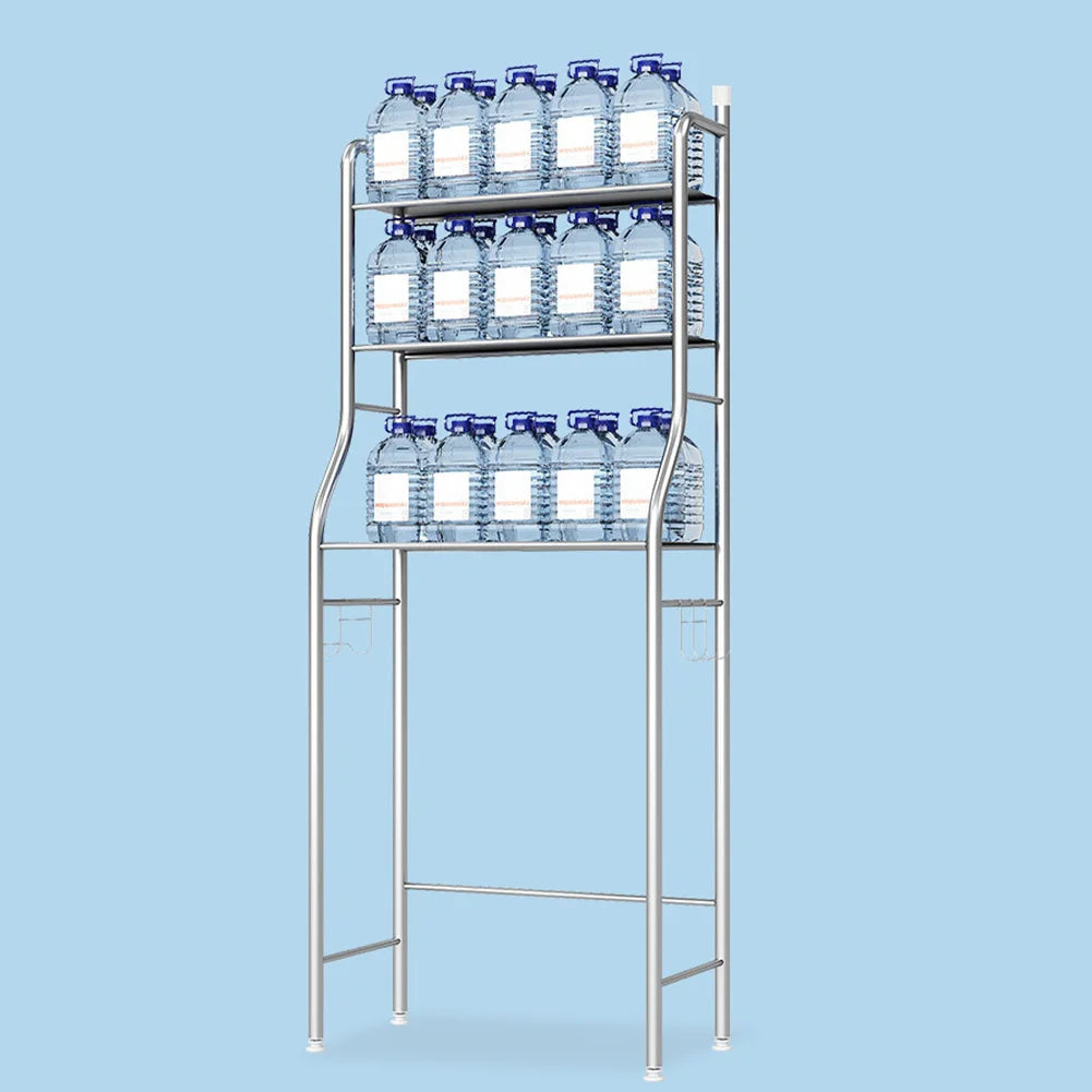 Over Toilet Storage Shelf,2/3-Tier Freestanding Over The Toilet Storage,Metal Bathroom Shelves with Paper Holder and Removable - TrendForce25