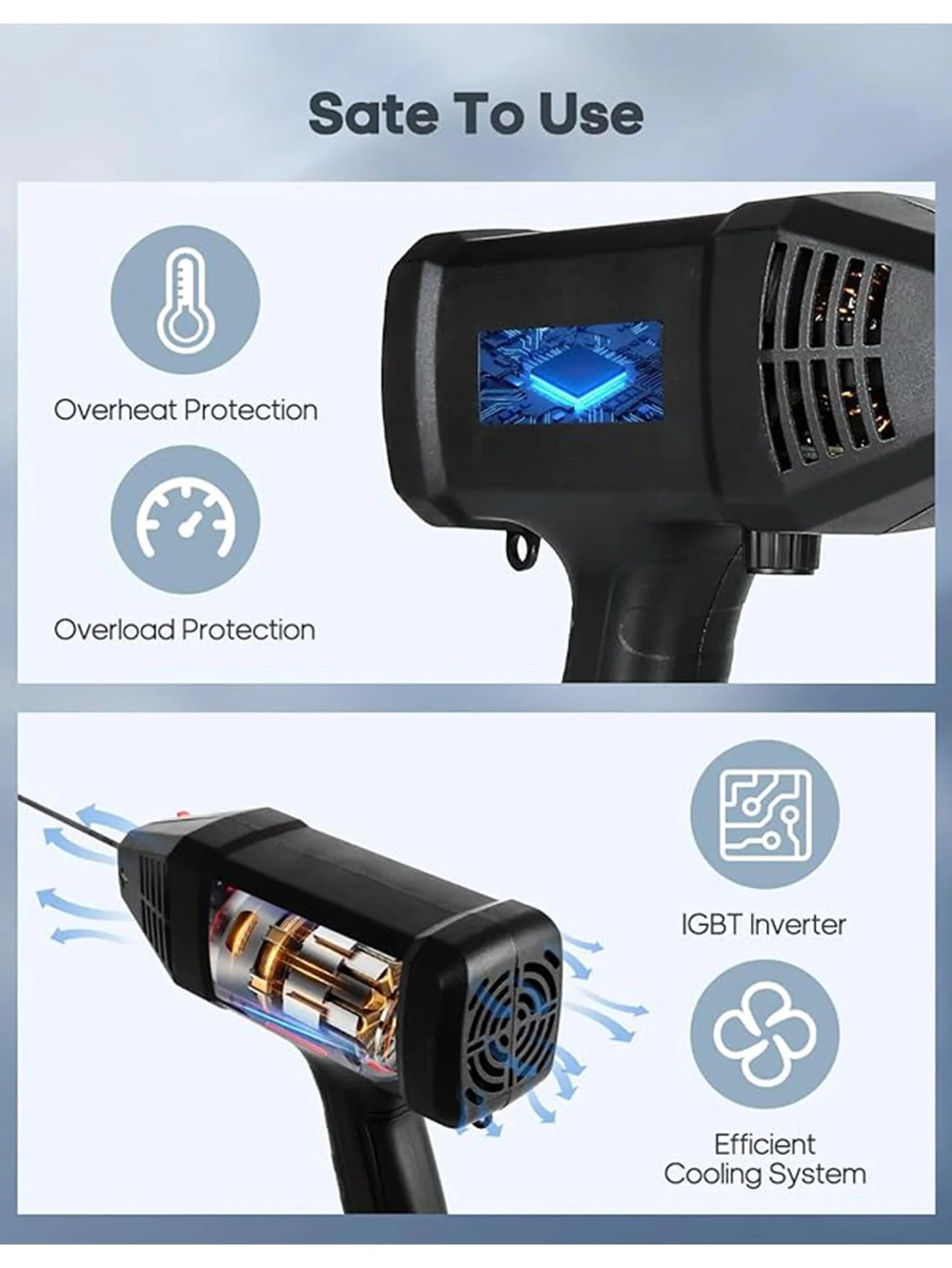Handheld Welder Machine 110V Portable ARC Welding Machine 20-200Amp Digital Display IGBT Inverter With Welding Tool Set,Folding - TrendForce25