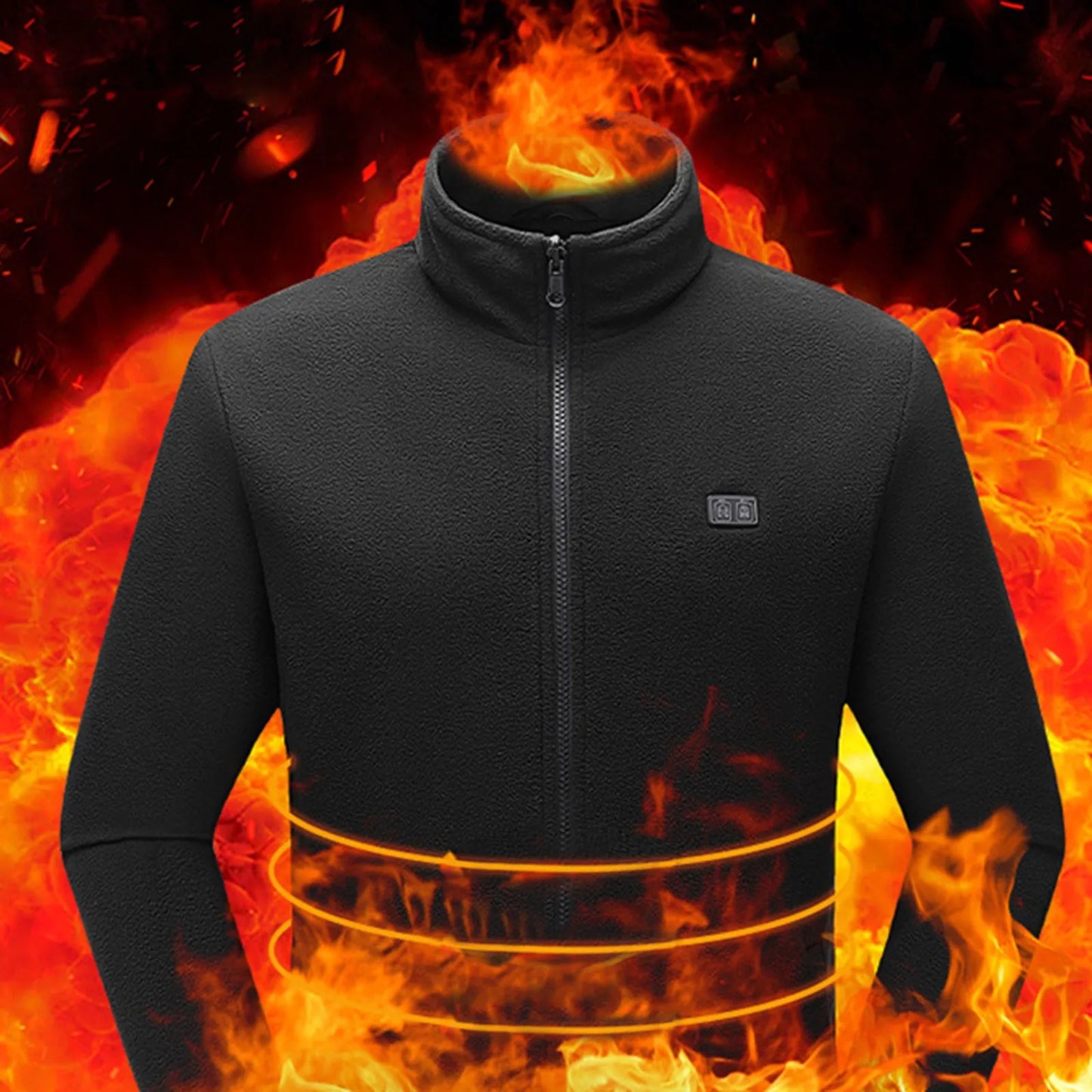 Mens Fall And Winter Control 15 Heating Clothing Liner Plus Jacket Combination Of Men Tactical Windproof Waterproof jacket