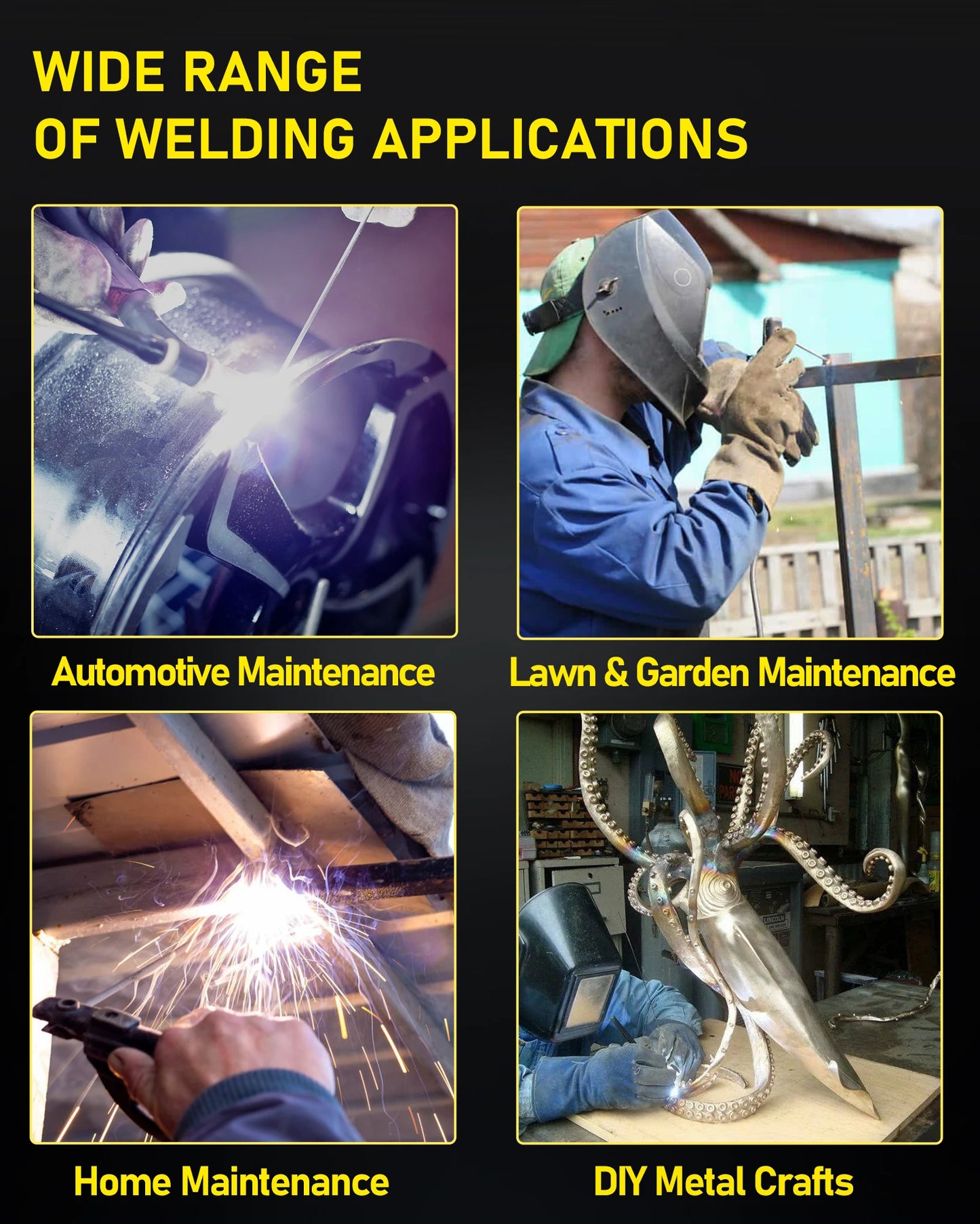 HAXIAOER ARC140 120A 110v portable professional welding machine automatically matches electrode diameter and welding thickness - TrendForce25