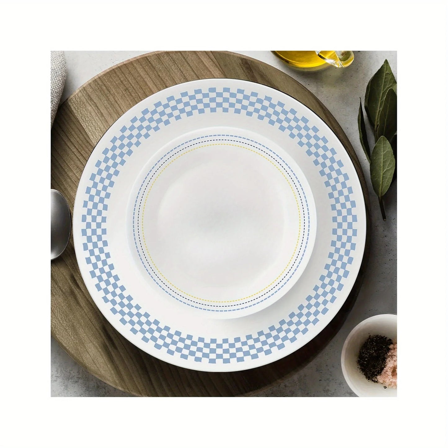 12-Pc Dinnerware Set, Serves 4 Dishwasher Safe