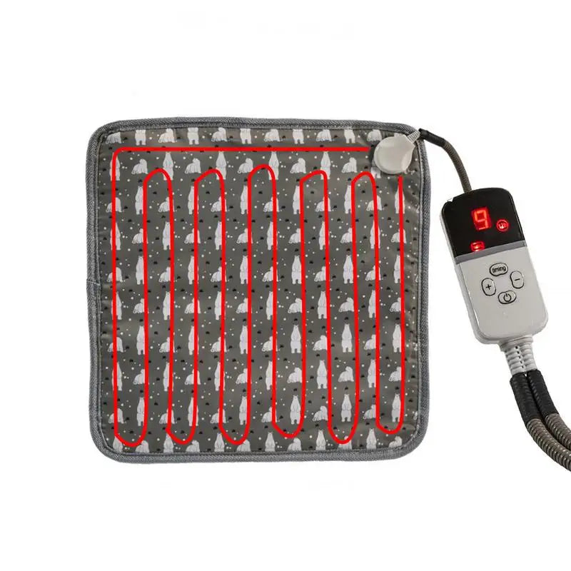 Pet Heated Mat Electric Heating Pet Bed With Bite-proof Power Cord Heated Cat Bed Adjustable Temperature Dog Cat Heating Pad