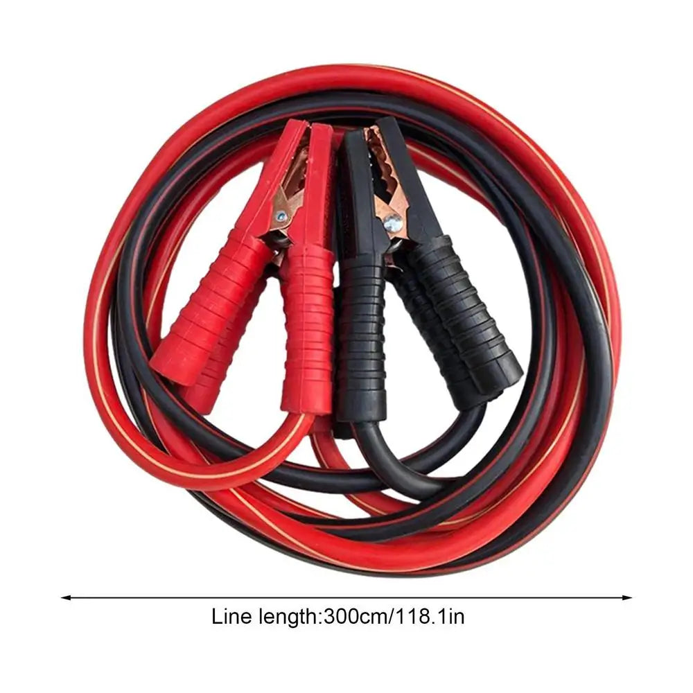 1500A 3/4m Jumper Cables Heavy Duty Car Battery Jump Leads Booster Cables Jumper Copper Wire Automobiles Battery Accessories
