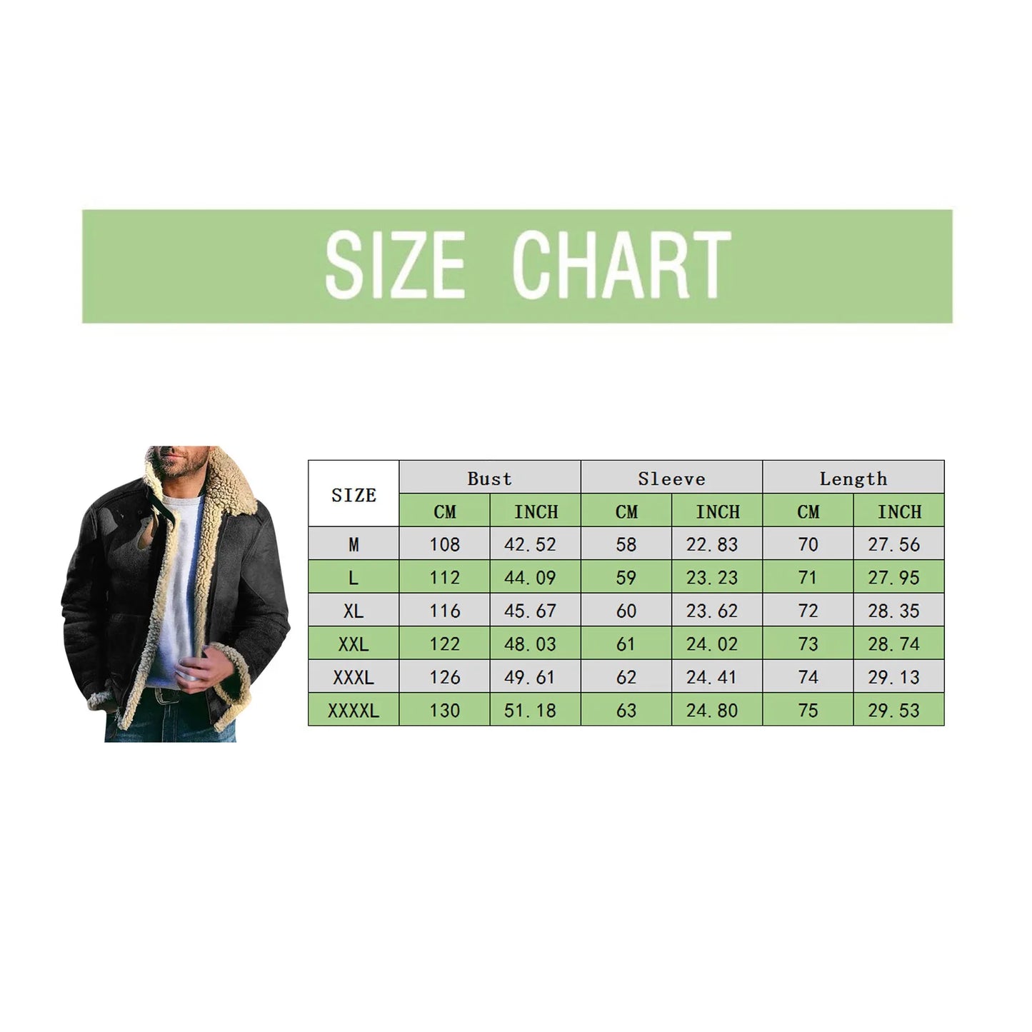 Men's Casual Plush Jacket Solid Color Zipper Wool Warm Long Sleeve Turn-down Collar Coat Jacket With Pockets
