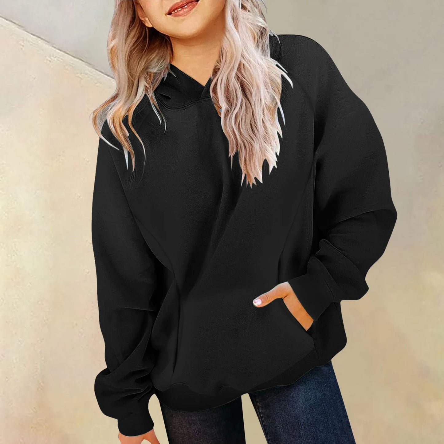 Jumper Youth Hoodies For Teen Girls Trendy Preppy Tween Girls Hooded Sweatshirt Long Sleeve Shirts Youth Cute 4t Hoodies Girl