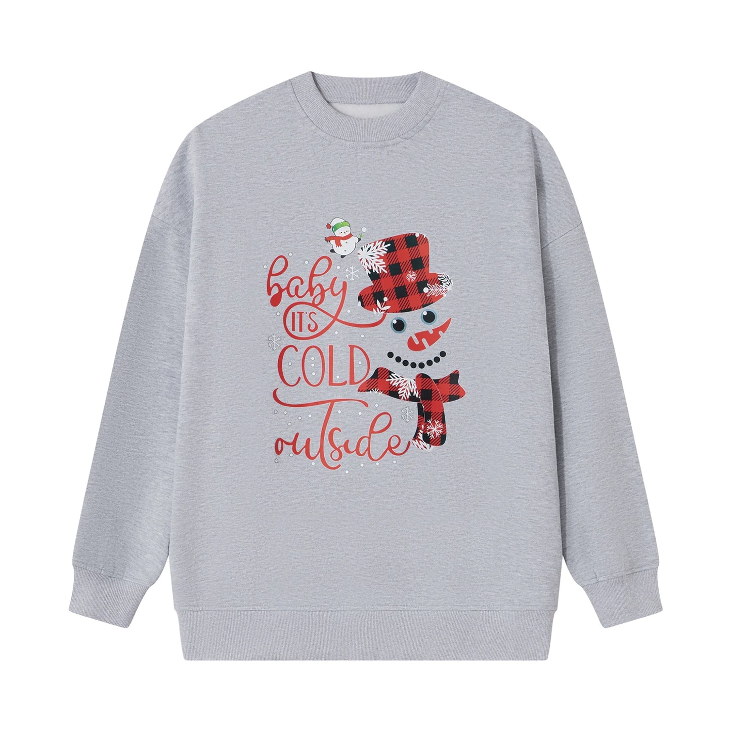 Women s Christmas Sweaters Adorable Reindeer Print Round Neck Knit Pullovers Festive Winter Holiday Tops Oversized Cozy Jumpers