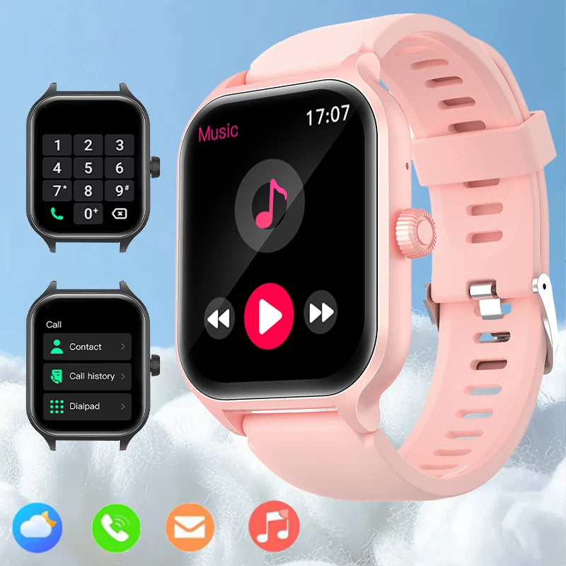 Smart watch, wireless calling/dial, multi-Sport mode, calling reminder and rejection, SMS reminder, for iPhone/Andriod - TrendForce25