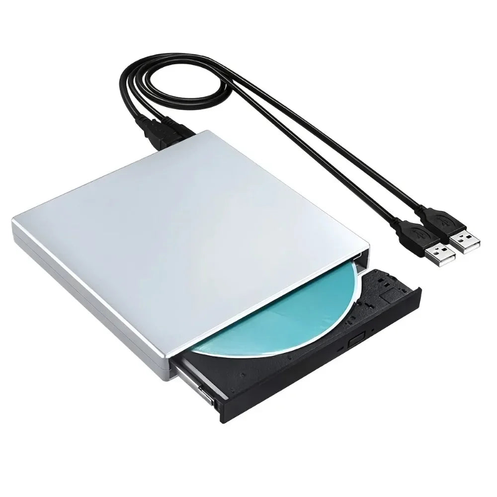 USB3.0CD/DVD Drive-smooth External Drive with Multiple Optical Disk Support,Plug and Play Laptop,Desktop,Windows,Linux,Mac - TrendForce25