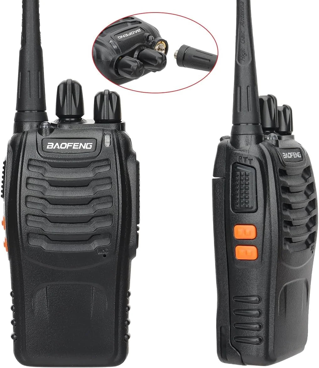3/6PCS Baofeng BF-888S Walkie Talkie Wireless Copy Frequency UHF Long Range High Power Upgraded BF 888S VOX Ham Two Way Radio