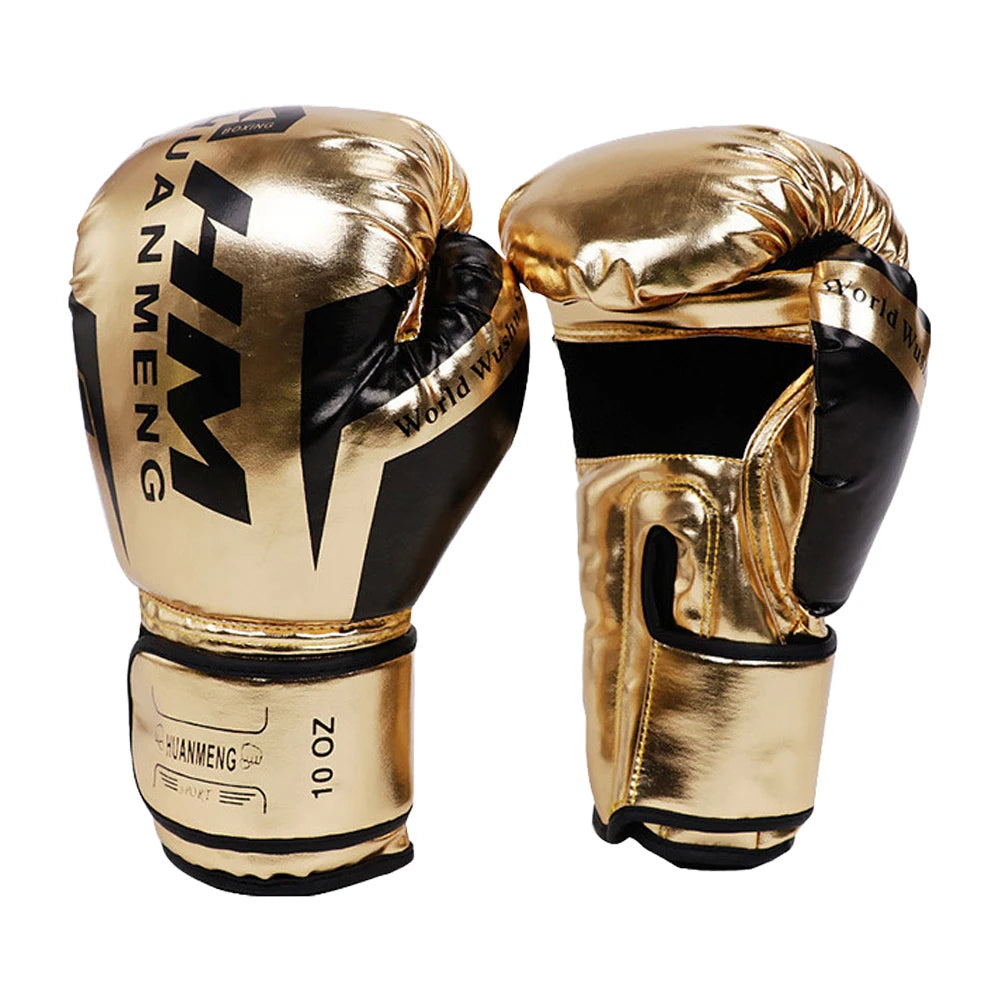 1 Pair Boxing Gloves Adults Women Men Boxing Sanda Gloves Unisex Boxing Training Exercise Leather Gloves Sports Protection Mitts