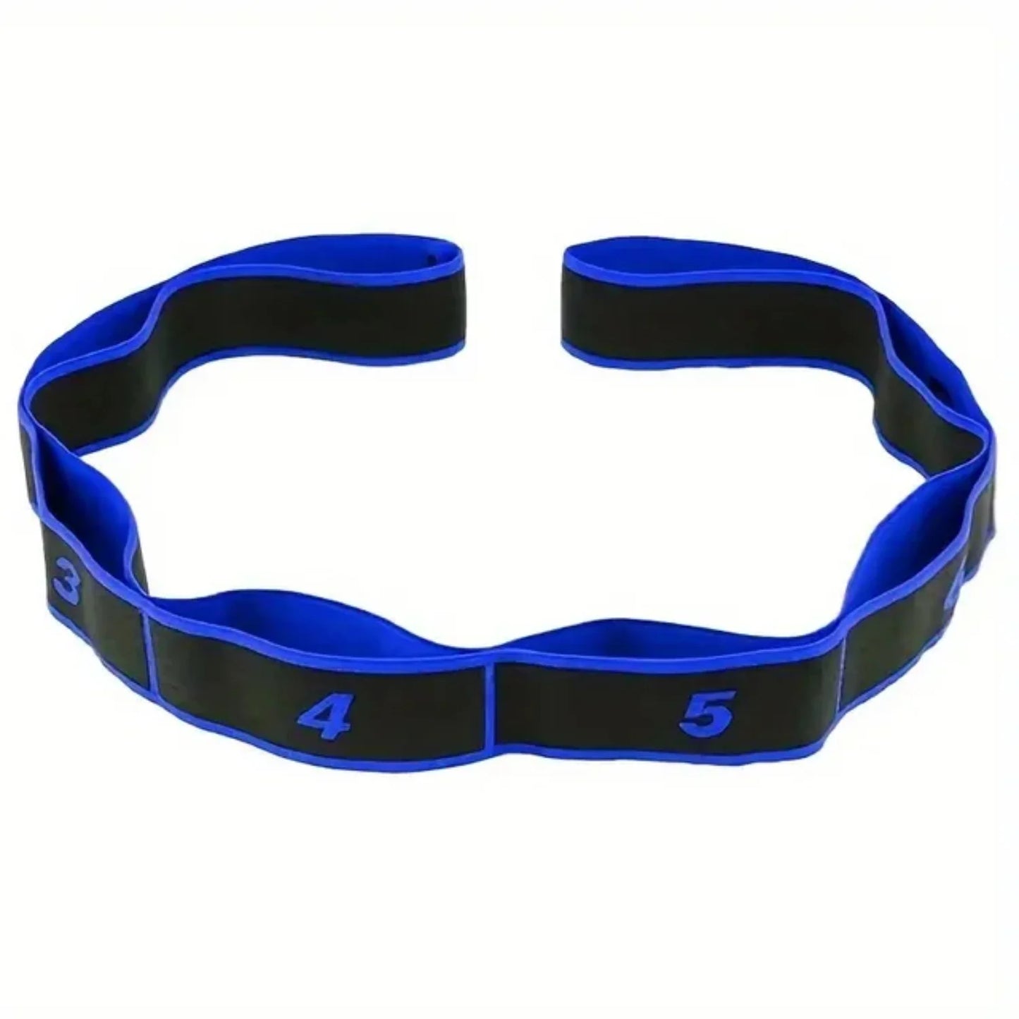 Yoga elastic Resistance Band Elastic band 8 separate rings Gymnastics stretch resistance band Gym elastic fitness training