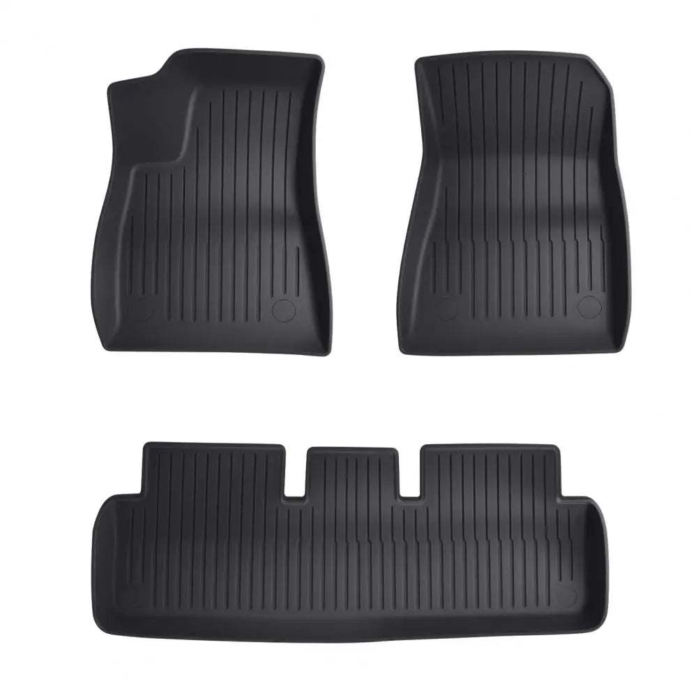 Floor Mats,All Weather Protection Cargo Liner Waterproof Trunk Mat with Backrest Pad Full Set Accessor - TrendForce25