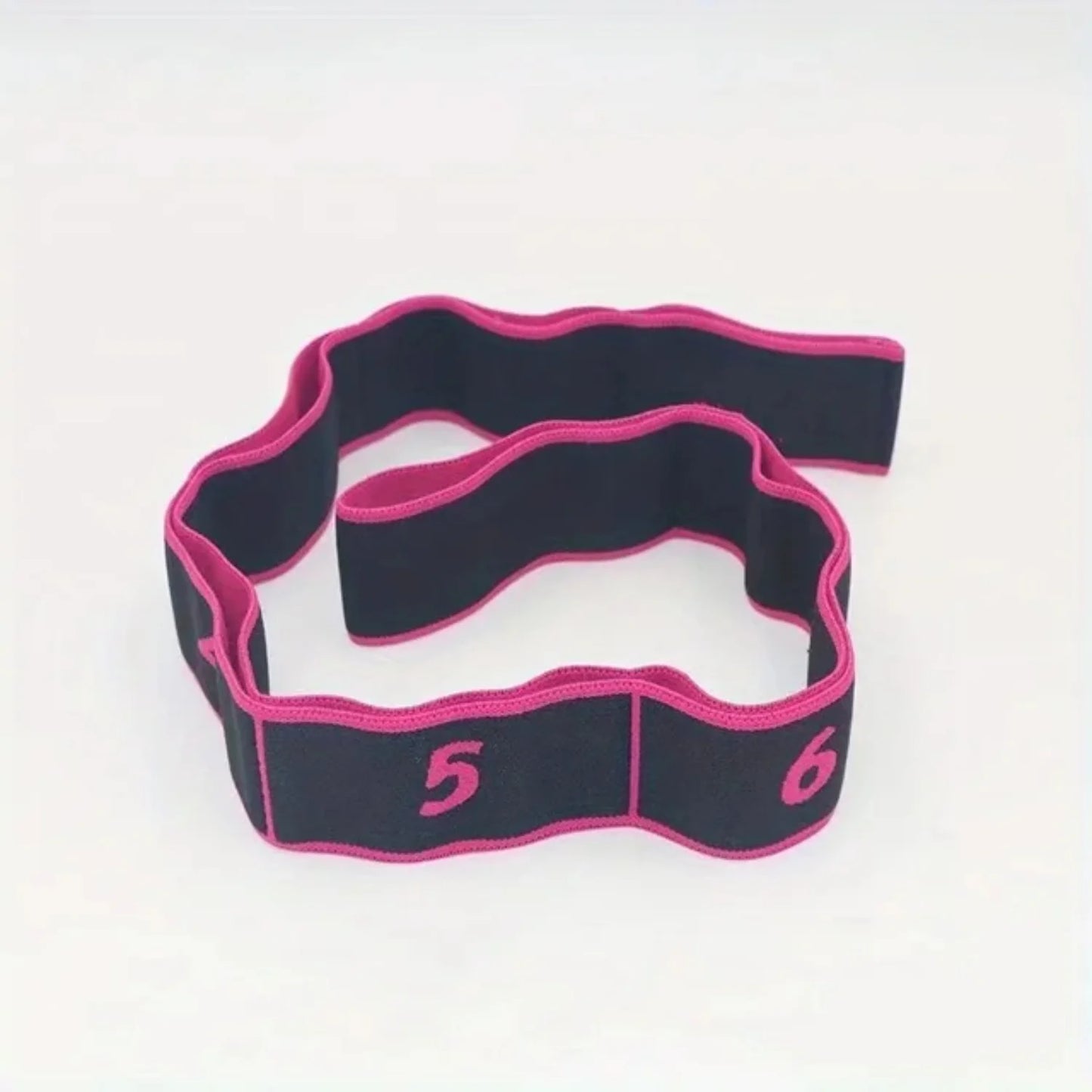 Yoga elastic Resistance Band Elastic band 8 separate rings Gymnastics stretch resistance band Gym elastic fitness training