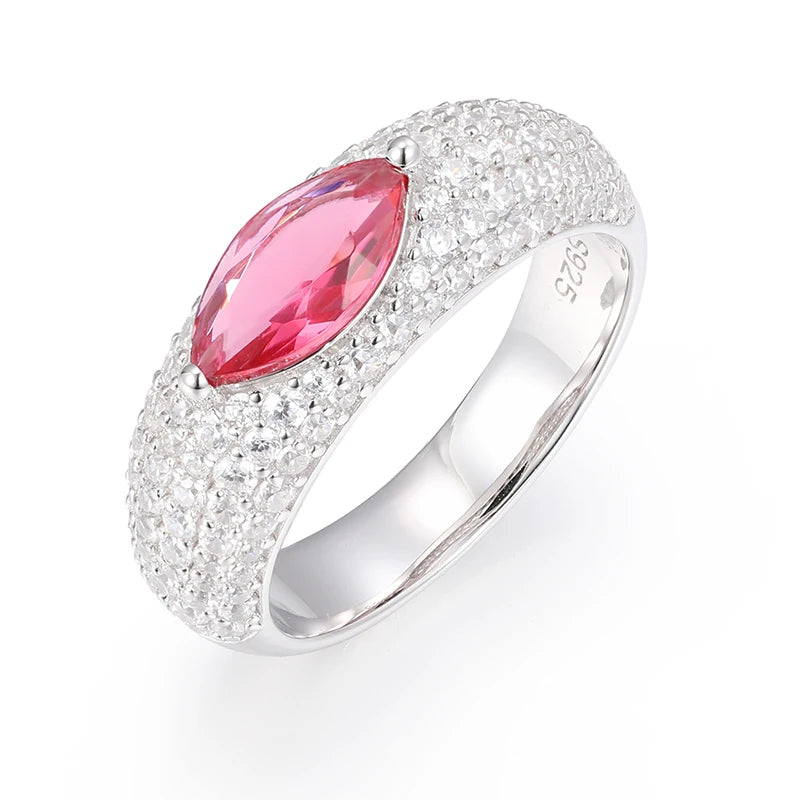 Unisex VVS1 Moissanite 925 Silver Hip Hop Jewelry Classic Men For Woman Rings Rock Hip Hop Jewelry Gift