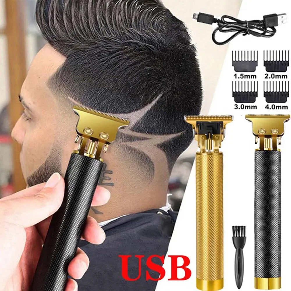 USB Rechargeable Electric Hair Clipper, Cordless Hair Trimmer Set For Hair Cutting, Professional Trimmer Shaver Trimmer Beard - TrendForce25
