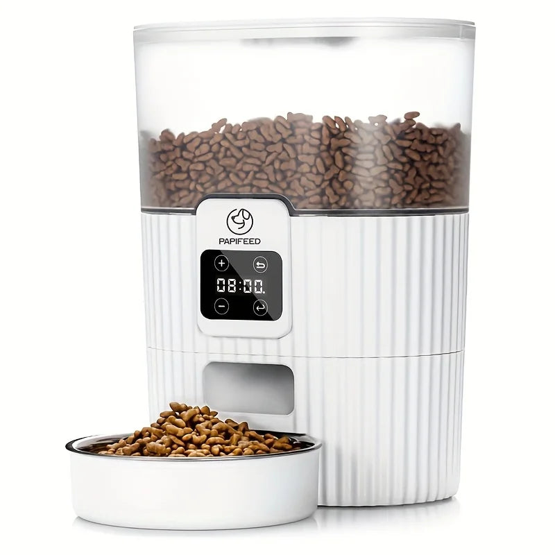 PAPIFEED cat automatic feeder dog fixed feeding machine cat food dog food wifi remote smart cat pet food dispenser - TrendForce25