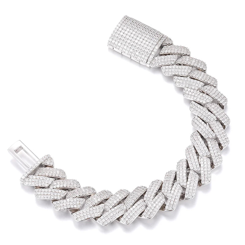 Hiphop/Rock Necklaces Full Miami Curb Link Necklace Men 9mm-14mm-20mm-25mm Bracelet For Men Jewelry High Quality - TrendForce25