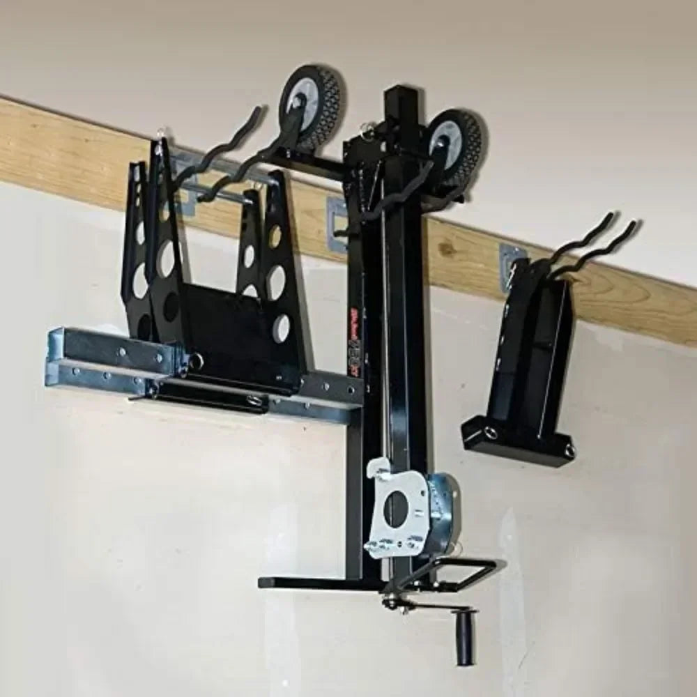 MJ750XT Riding Lawn Mower Lift: 750lb Capacity, Adjustable Wheel Span, Sturdy Design - Ideal for Lawn Tractors - TrendForce25
