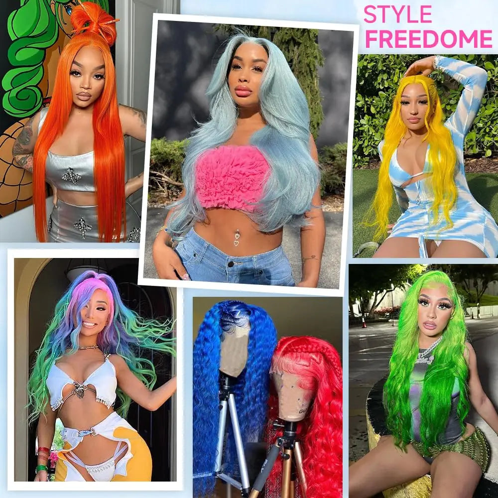 613 Lace Front Wig Human Hair 13x6 Blonde Human Hair Wigs 250% Density Body Wave Lace Front Wigs Human Hair Pre Plucked 26 Inch - TrendForce25