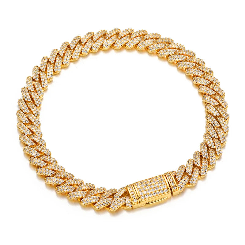 Hiphop/Rock Necklaces Full Miami Curb Link Necklace Men 9mm-14mm-20mm-25mm Bracelet For Men Jewelry High Quality - TrendForce25
