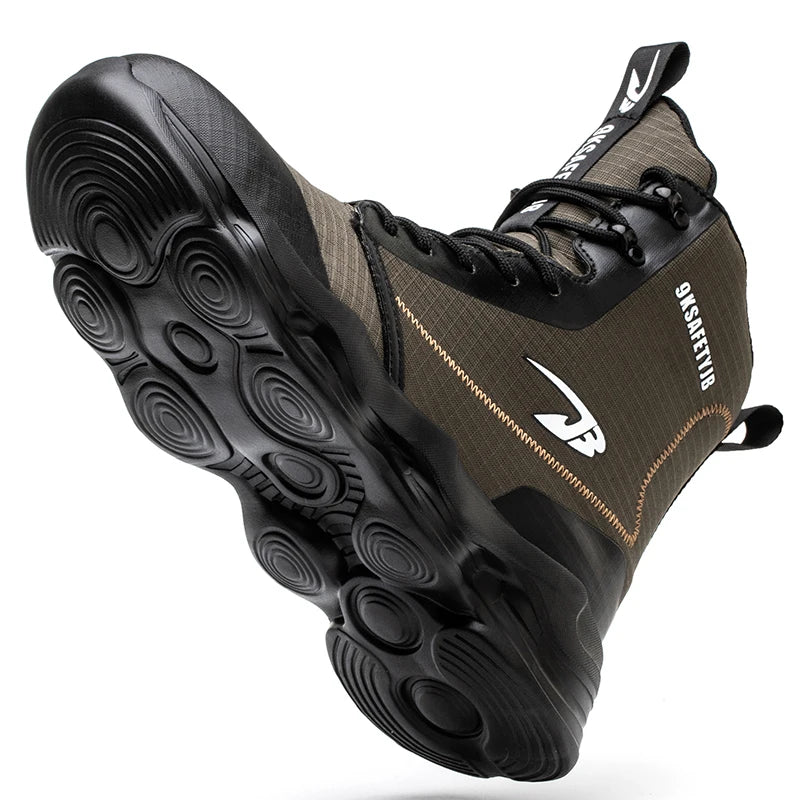 Fashionable breathable anti-smash and anti-puncture safety shoes - TrendForce25
