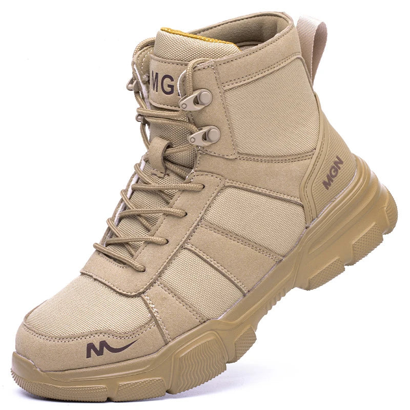 Work Boots Indestructible Safety Shoes Men Steel Toe Shoes Puncture-Proof Sneakers Male Footwear Shoes Women Non Slip Work Shoes - TrendForce25