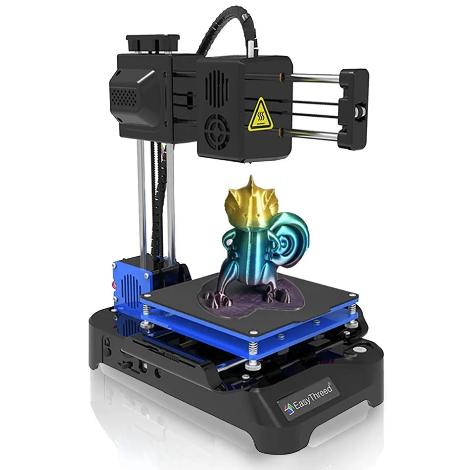 Easythreed K7 Mini 3D Printer Easy To Use One-click Print Mainboard With Magnetic Build Platform Desktop For Kids Beginner