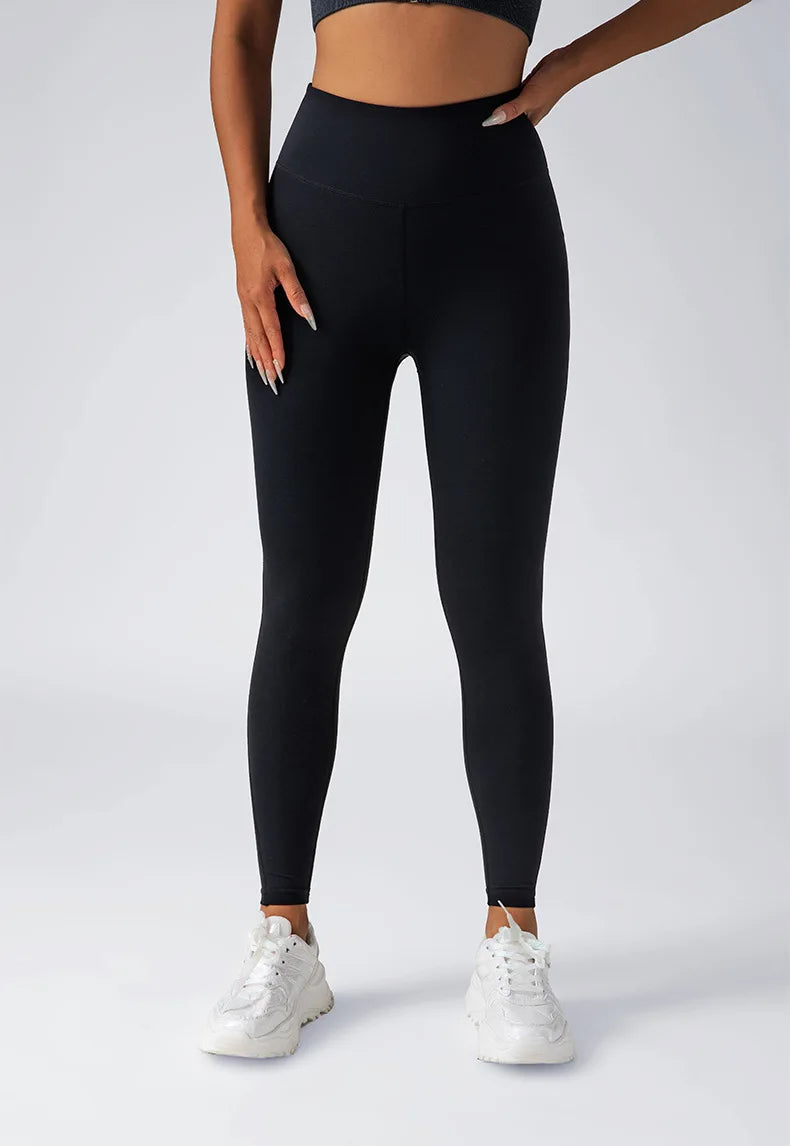 US Local Women's High Waist Yoga Pants Leggings With Pockets,High Waist Tummy Control Non-See Through Workout Pants - TrendForce25