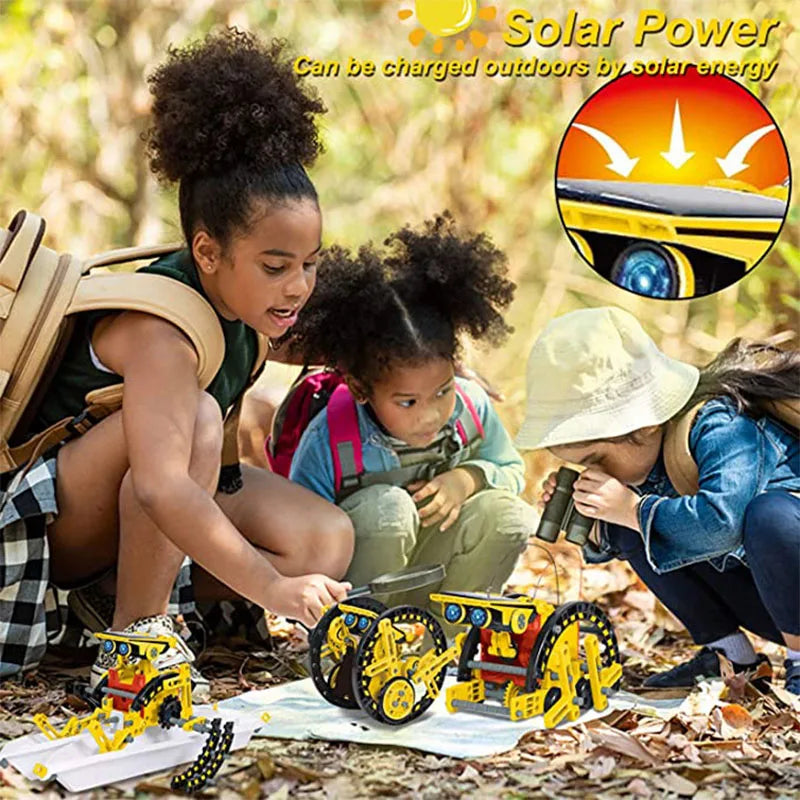 12 In 1 Science Experiment Solar Robot Toy STEM Toy Kits Education Robot Programming Experiment Outdoor Toys Children's Day Gift