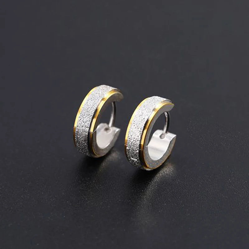 1Pc Punk Ear Clip For Man Stud Earrings Teens Hip Hop Style Ear Ring Jewelry Accessories - TrendForce25